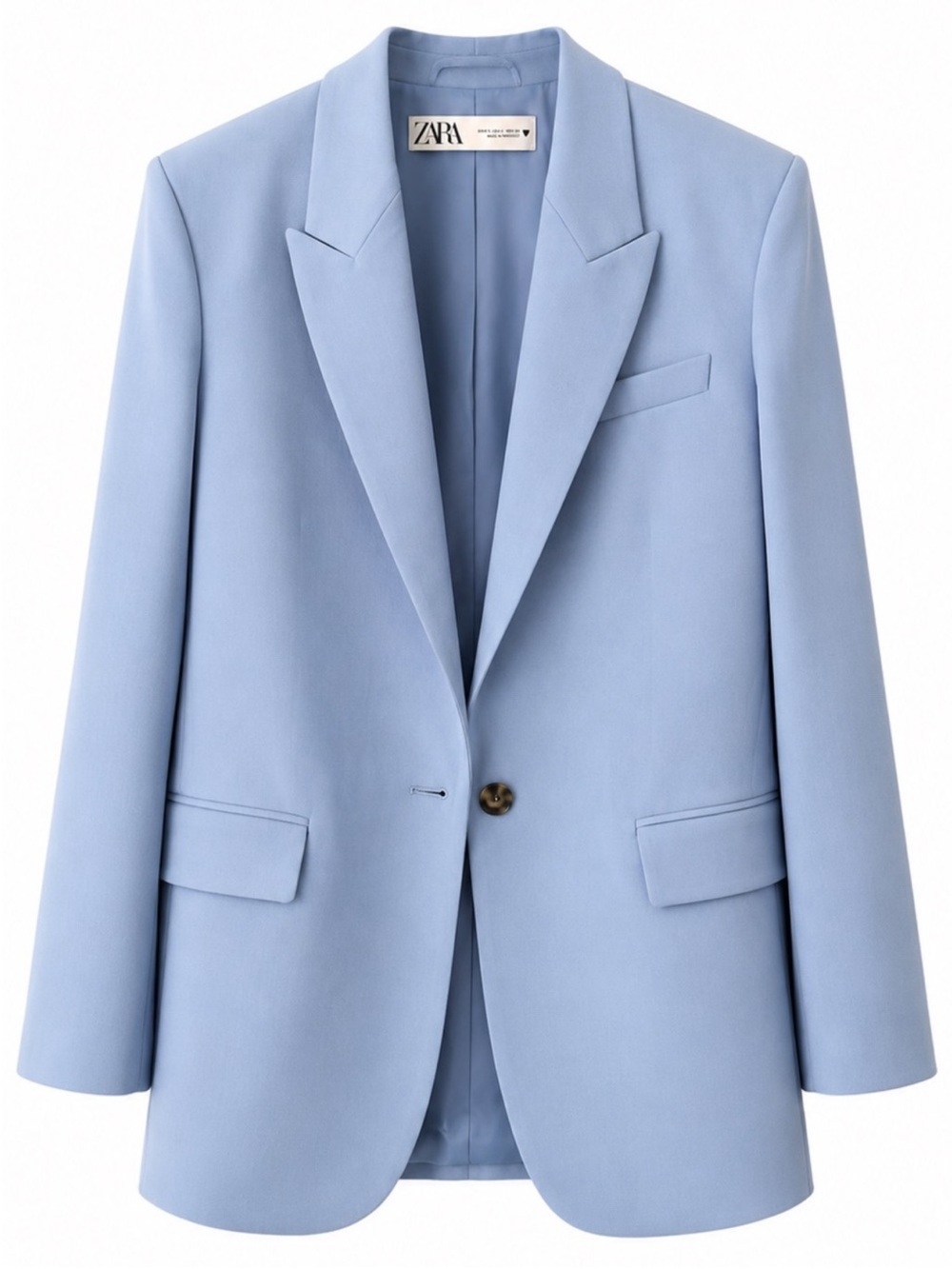 ZARA Light Blue Women's Blazer